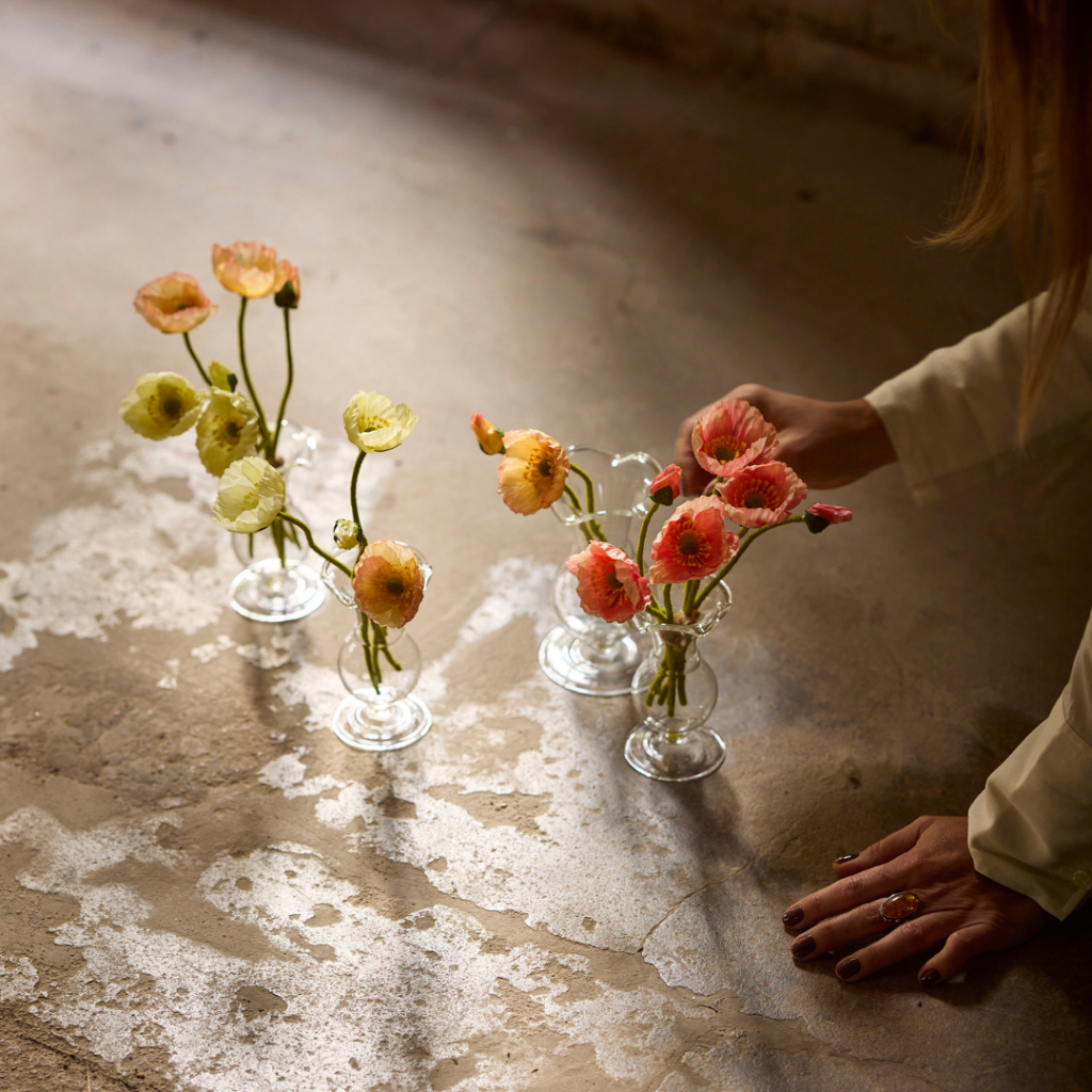 Valmue blomst - kunstig blomst - 4994-23